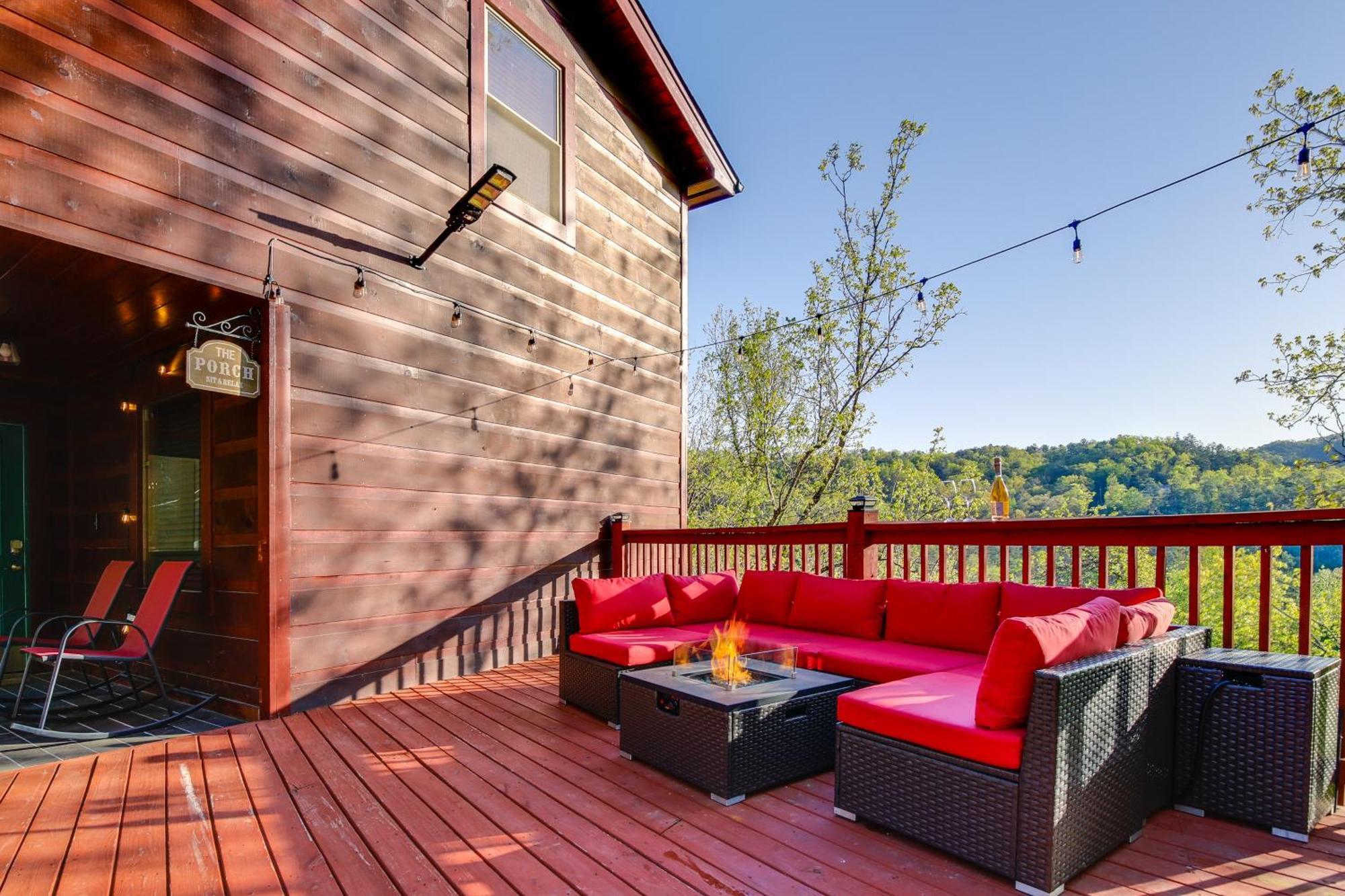 Pigeon Forge Cabin Sauna, Saltwater Pool And Views! Sevierville Buitenkant foto